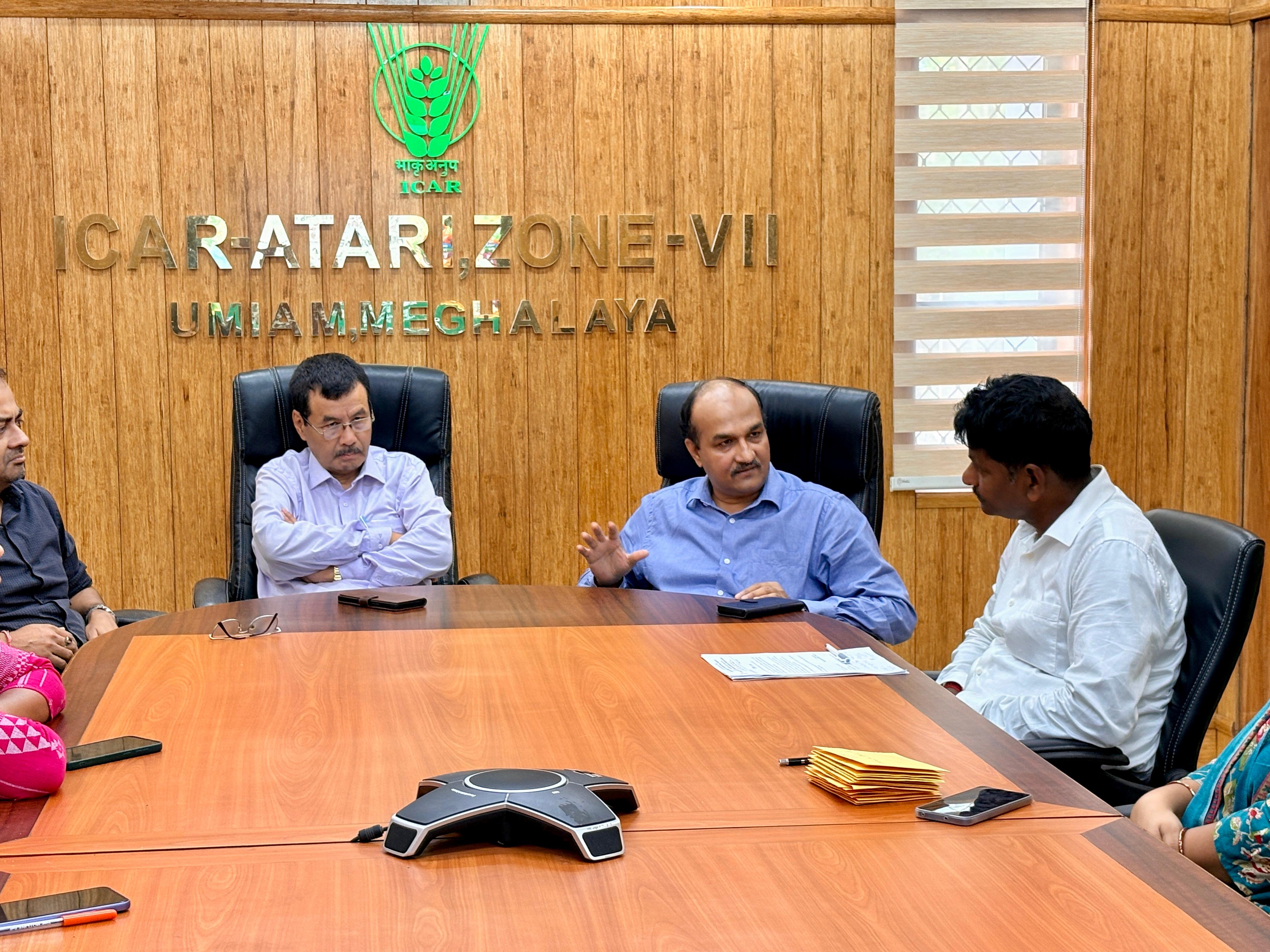 Hindi Pakhwara 2026 was organized from 14th to 28th September 2026 at ICAR–ATARI, Zone–VII, Umiam